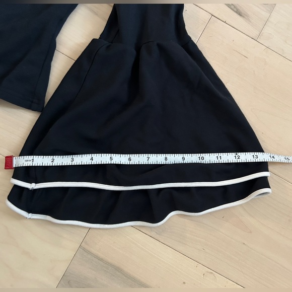 Venus Black Bell Sleeve Top Off shoulder Boho Size M - Picture 5 of 8